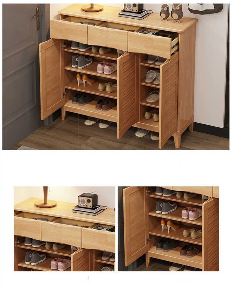 Factory price the cheapest wooden home minimalist bedroom wardrobe shoe rack flexible wardrobe bedroom furniture hot shoe case