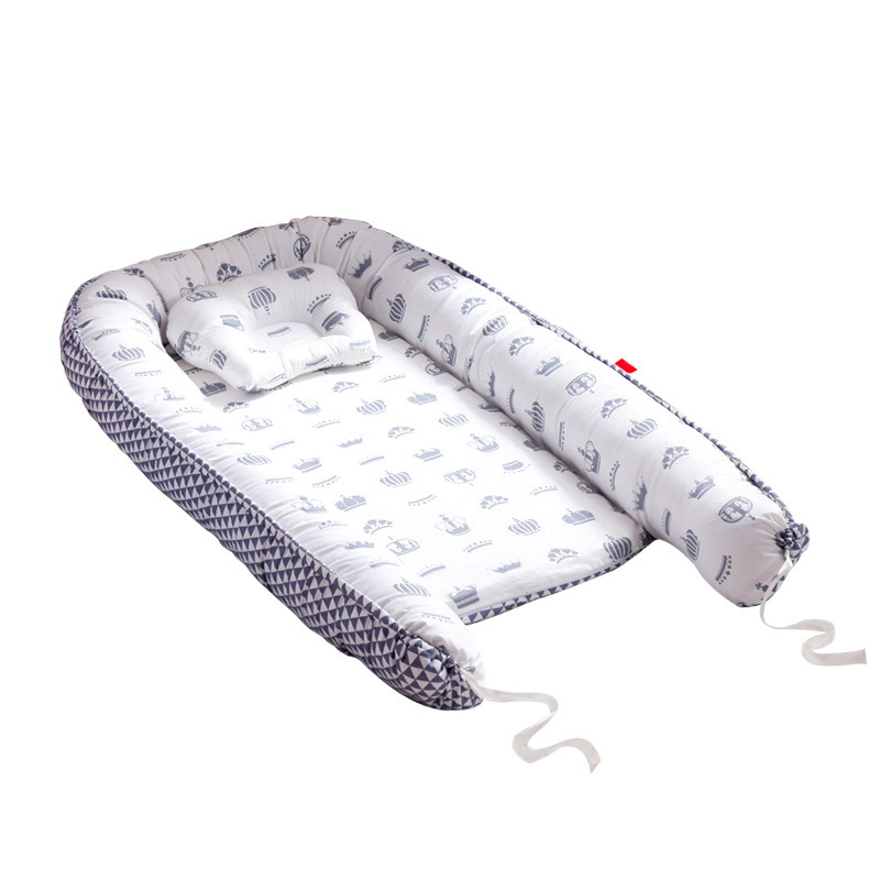 Portable Crib Bed Cot Nest Sleeper Furniture Cradle Bassinet Lounger Cot Bed Bad Room Basket Baby