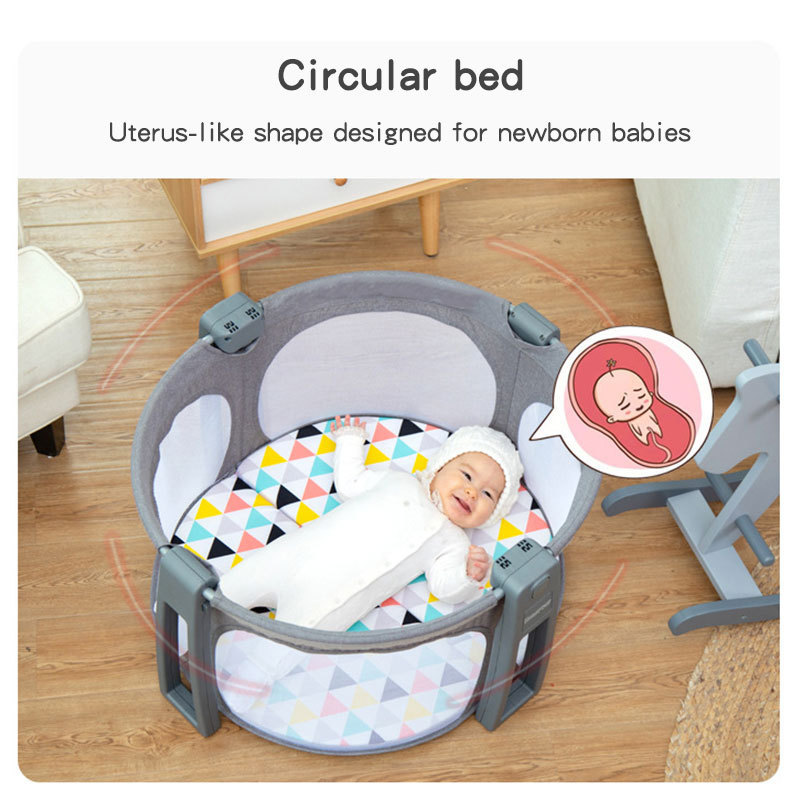 Other Baby Supplies Comfortable Baby Travel Cot, 2022 New With Mosquito Net Baby Nest Bed/