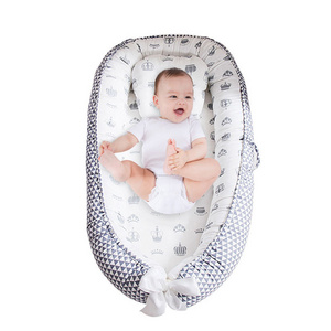 Portable Crib Bed Cot Nest Sleeper Furniture Cradle Bassinet Lounger Cot Bed Bad Room Basket Baby