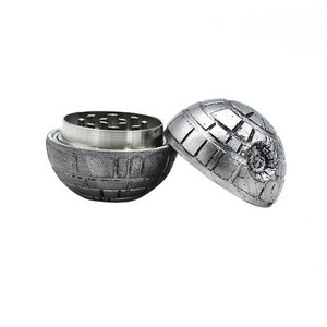 star globe 3 Parts Zinc Alloy Metal Tobacco Smoking cnc herb crusher Grinder