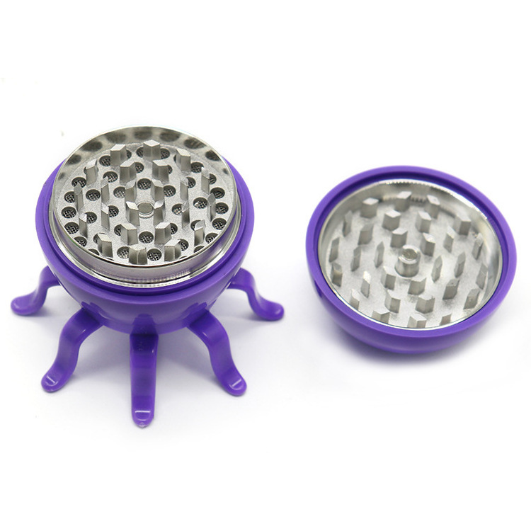 2023 manual 3 layer grinder octopus dry spice Tobacco herb alloy Grinder manufacturer china