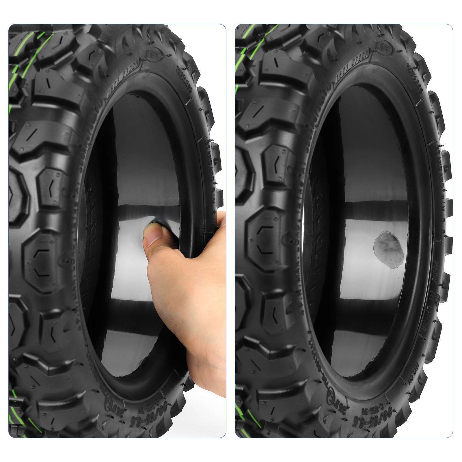 90/65-6.5 Off-road Self-repairing Tubeless Tyre with Goo for 49cc Mini Dirt Bike Mini Moto Dualtron Ultra Speedual Zero 11x