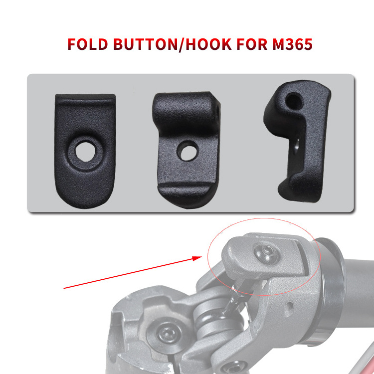 M365 CNC Aluminum Buckle Electric Scooter  Accessories Reinforced Folding Clasp Lock with Steel Pin for Xiaomi M365 Scooter