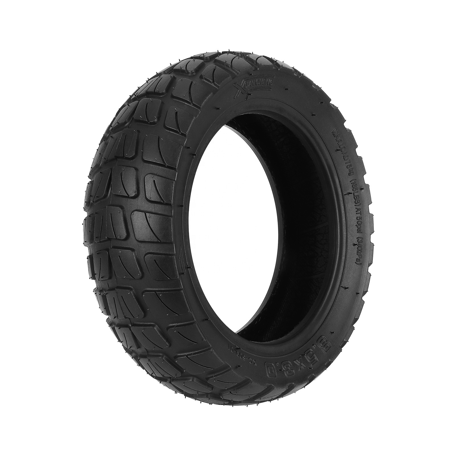 Xuancheng 8.5*3 Off Road Tire With 134mm Inner Diameter For Zero 9 Scooters 8.5 Inch Tyres Wheel Spare Parts Repair Replacement