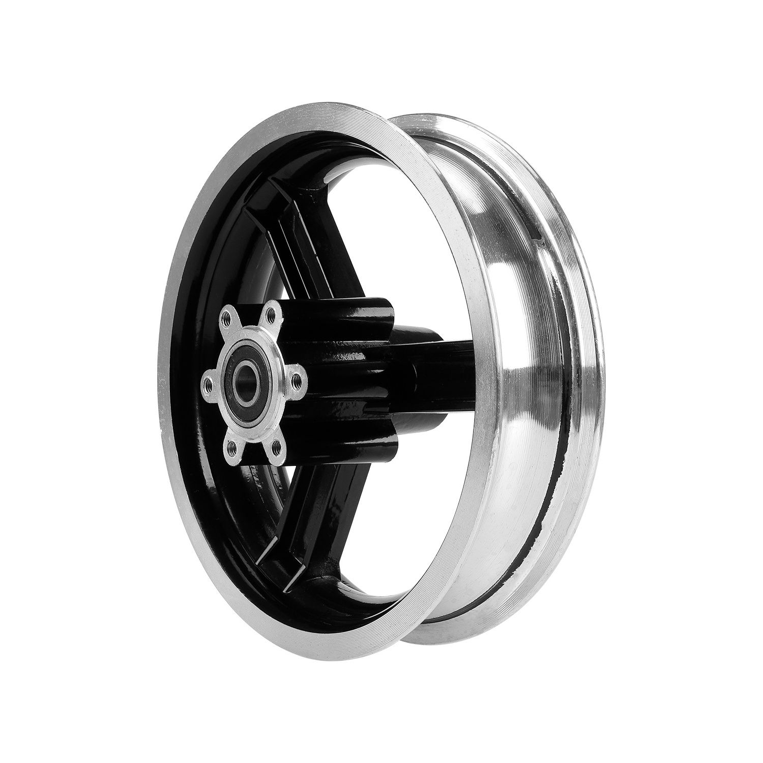 E Bicycle 10 Inch Rim for Kugoo M4 and Other Scooters Steel  Wheel Hub Rims 2.125 Disc Brake Rims Electric Scooter Wheels Parts