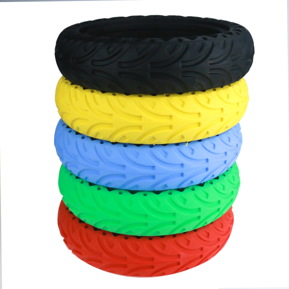 8.5 inch Colorful Solid Tire with Rubber for Xiaomi M365 and Pro Kick Scooter/8 1/2*2 Red Solid Tyre/Rubber Tyre Solid Tire