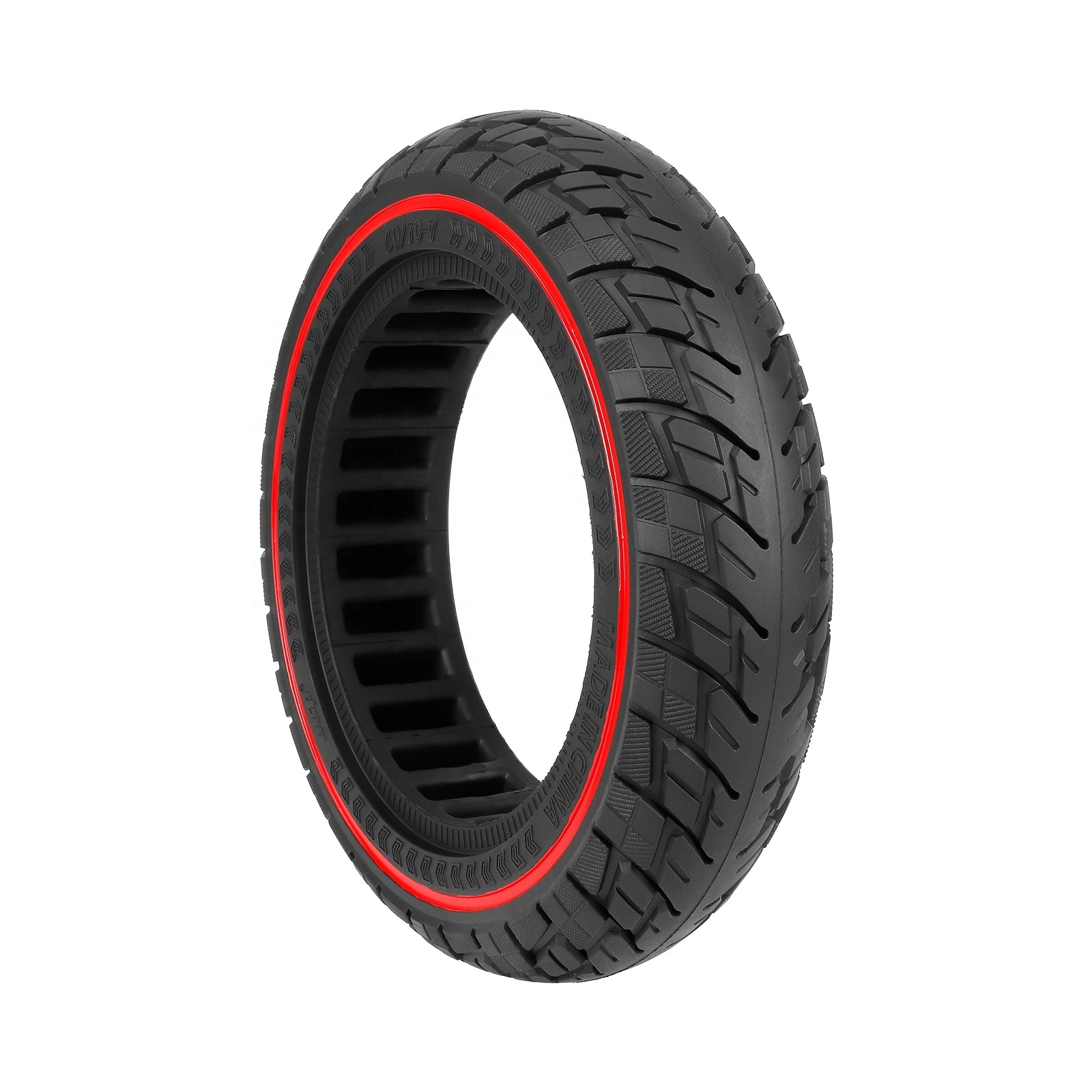 Ulip 60/70-7.0 Solid Tire With Red Circle For Xiaomi 4 Pro Scooters for 10 Inch Tyre Wheel Spare Parts Replacement Accessories