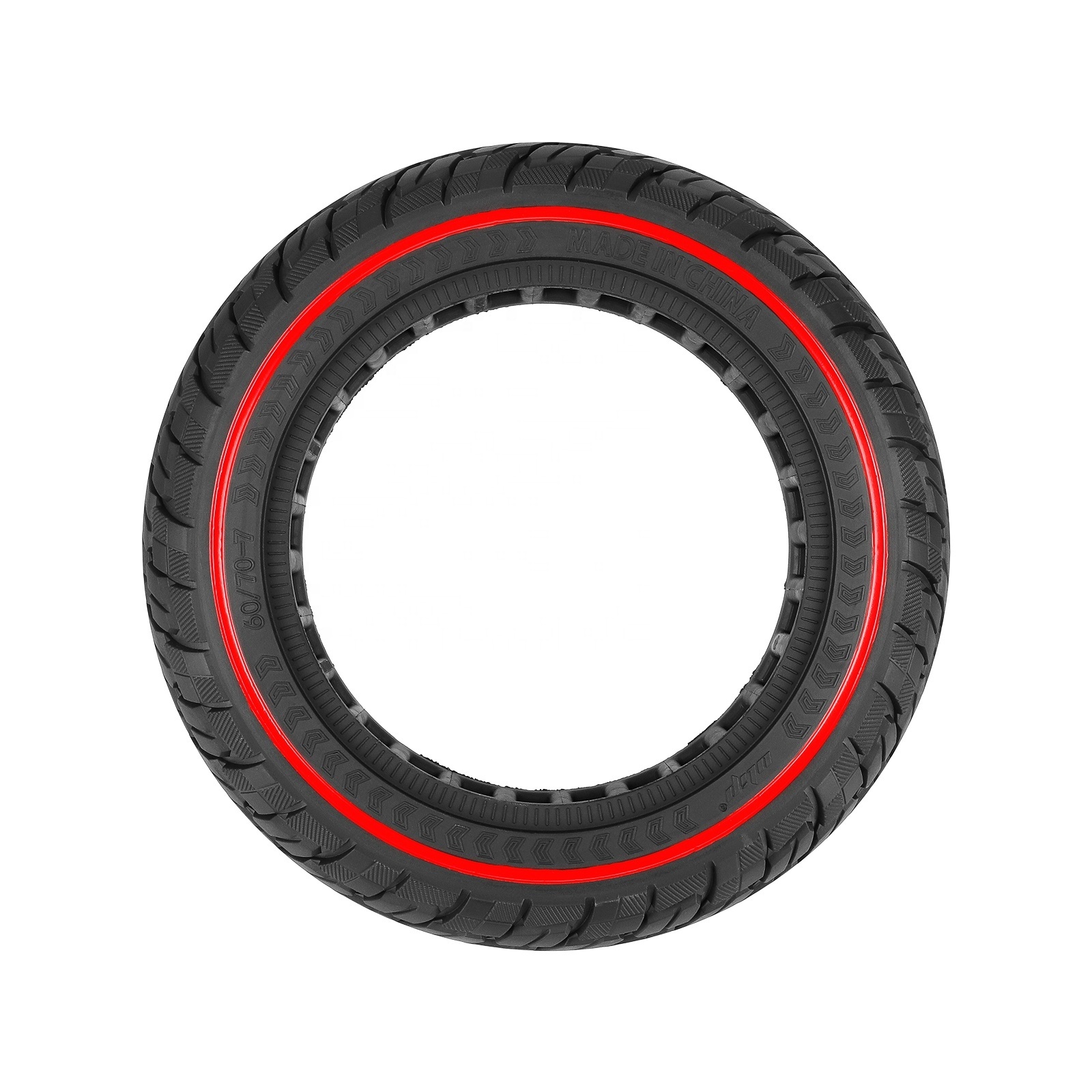 Ulip 60/70-7.0 Solid Tire With Red Circle For Xiaomi 4 Pro Scooters for 10 Inch Tyre Wheel Spare Parts Replacement Accessories