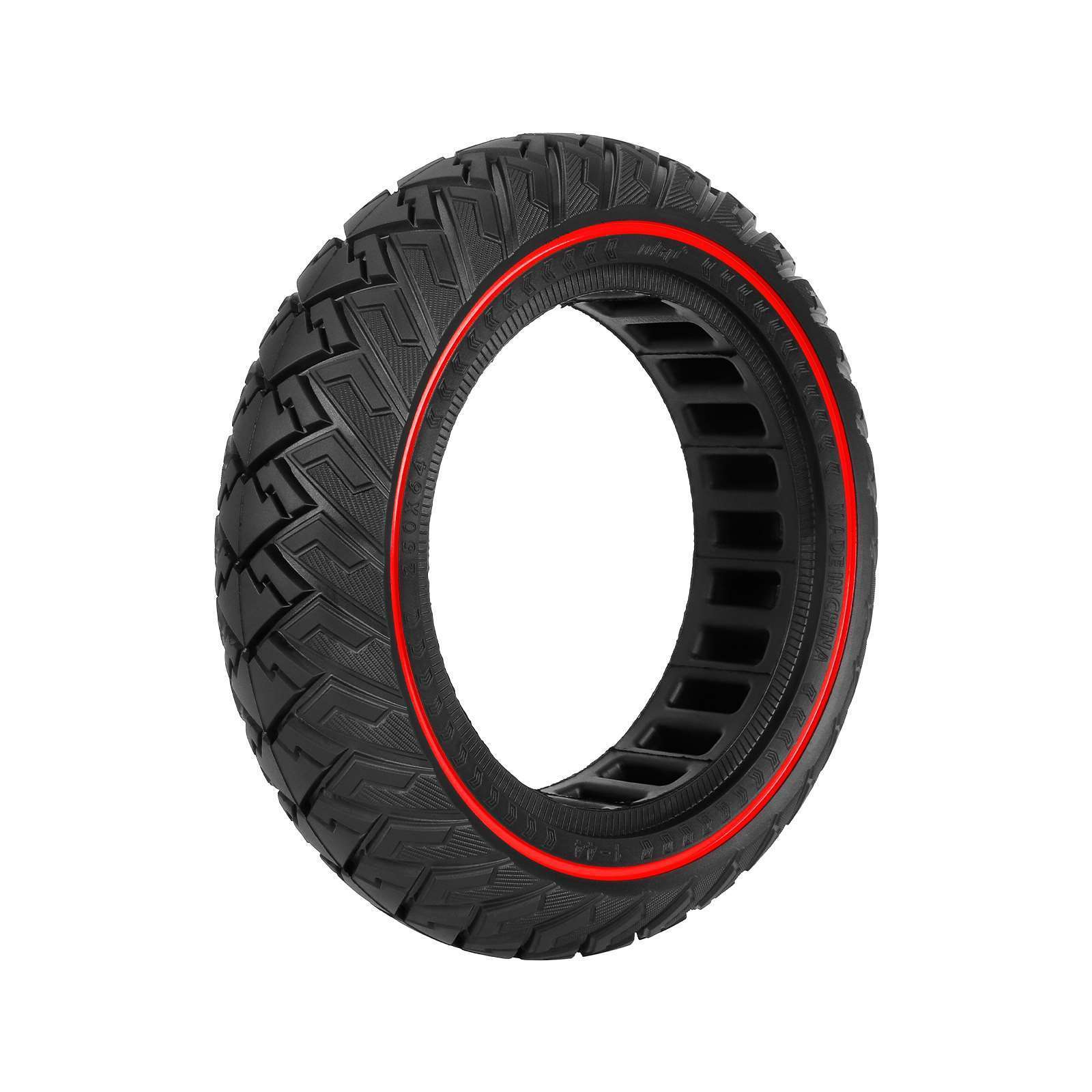 Ulip 250*64/250*54 Off-Road Solid Tire with Red Circle 10 Inch Tire for Xiaomi 4 Ultra Electric Scooter  Xiaomi 4 Ultra Tire