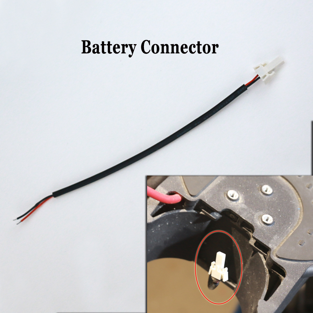 Battery Connector with Rear Tail Lamp for Xiaomi M365 and M365 Pro Kick Scooter/Wire and Terminal Connecting to Tail Light