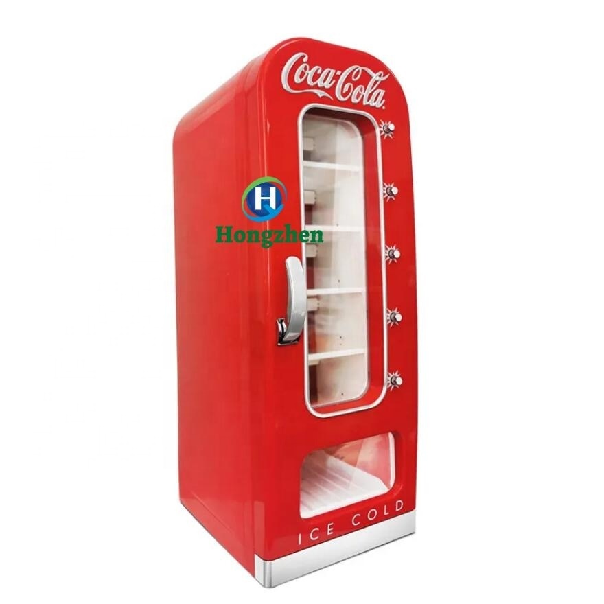 Tabletop Mini Cooling Refrigerator dispenser vending machine for cold drinks and cans