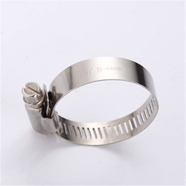 ss304 hose clamp american hose clamp Standard stainless steel pipe clamp in auto parts fasteners use Hydraulic Water