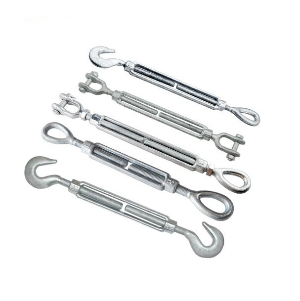 Stainless Steel 316 Turnbuckle M20 M24 Wire Rope Tension with Eye and Jaw