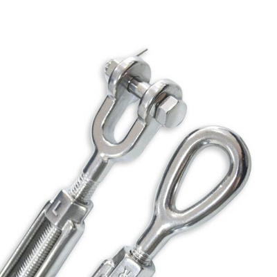 Stainless Steel 316 Turnbuckle M20 M24 Wire Rope Tension with Eye and Jaw