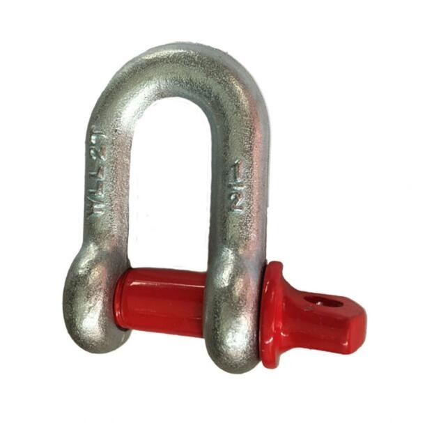 High-quality Marine Hardware Electric Galvanized Us Type Carbon Steel Drop Forged Screw Pin D Shackle