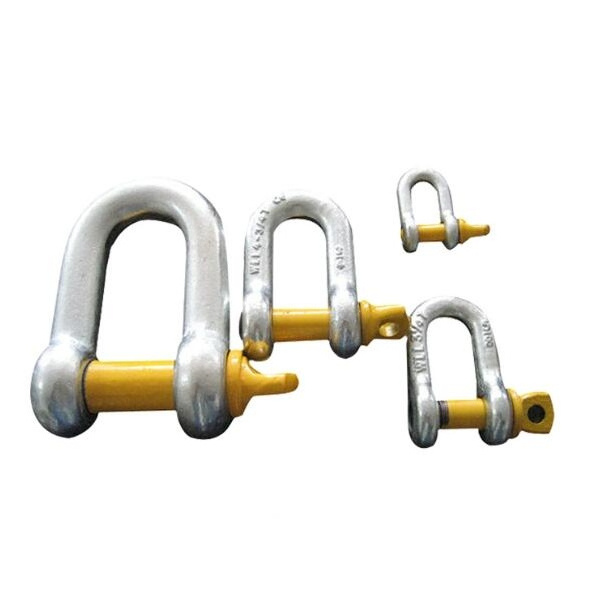 High-quality Marine Hardware Electric Galvanized Us Type Carbon Steel Drop Forged Screw Pin D Shackle