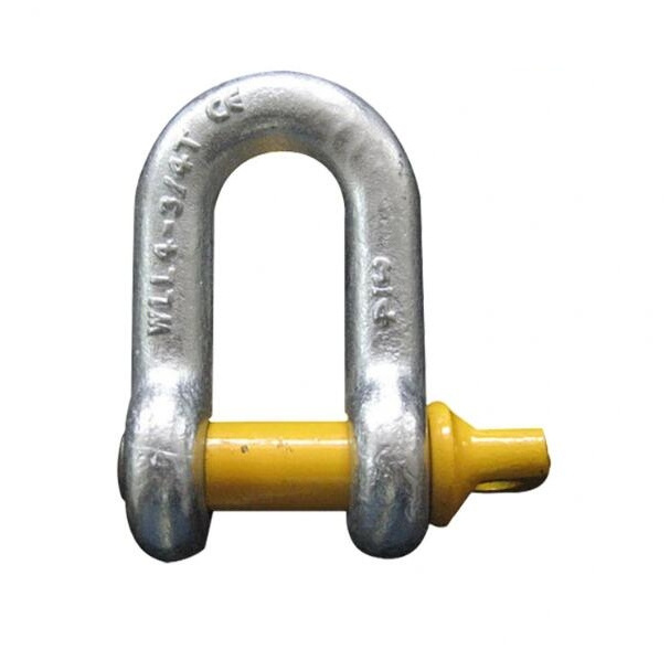 High-quality Marine Hardware Electric Galvanized Us Type Carbon Steel Drop Forged Screw Pin D Shackle