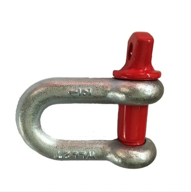 High-quality Marine Hardware Electric Galvanized Us Type Carbon Steel Drop Forged Screw Pin D Shackle