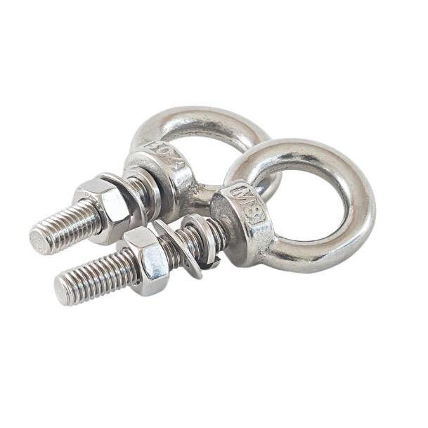 DIN580 High Strength Stainless Steel 304 316 Marine Rings Round Nut Eye bolt lifting Screw