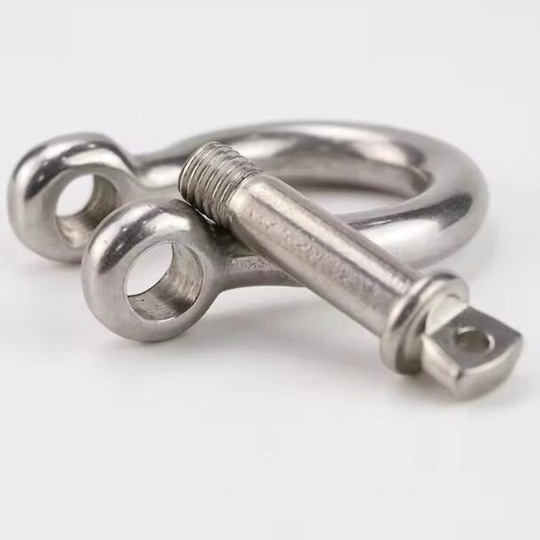 Wholesale Us Type G209 G210 G213 G215 G2130 G2150 Key Pin Shackle Stainless Steel Long Wide Twist D Bow Shackle for Truck Marine