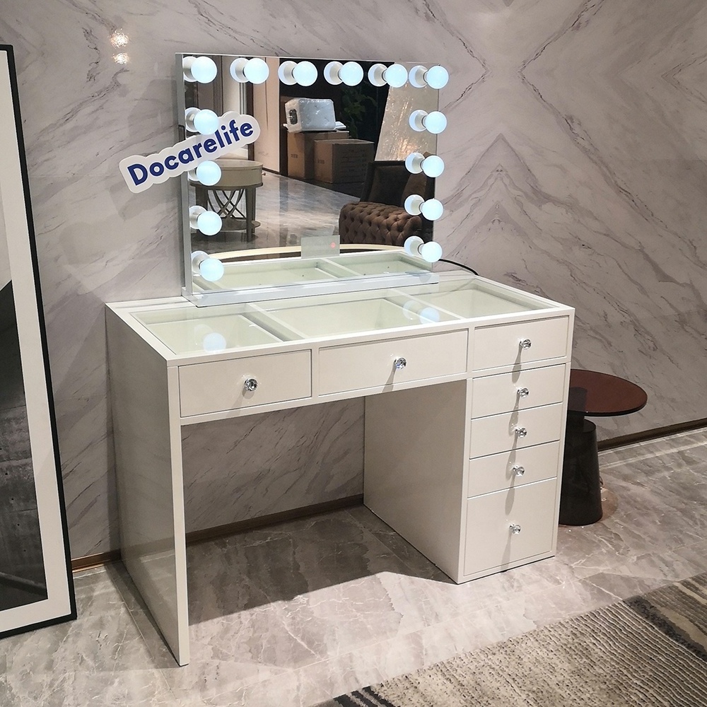 Docarelife hotel bedroom furniture set modern vanity dresser with mirror