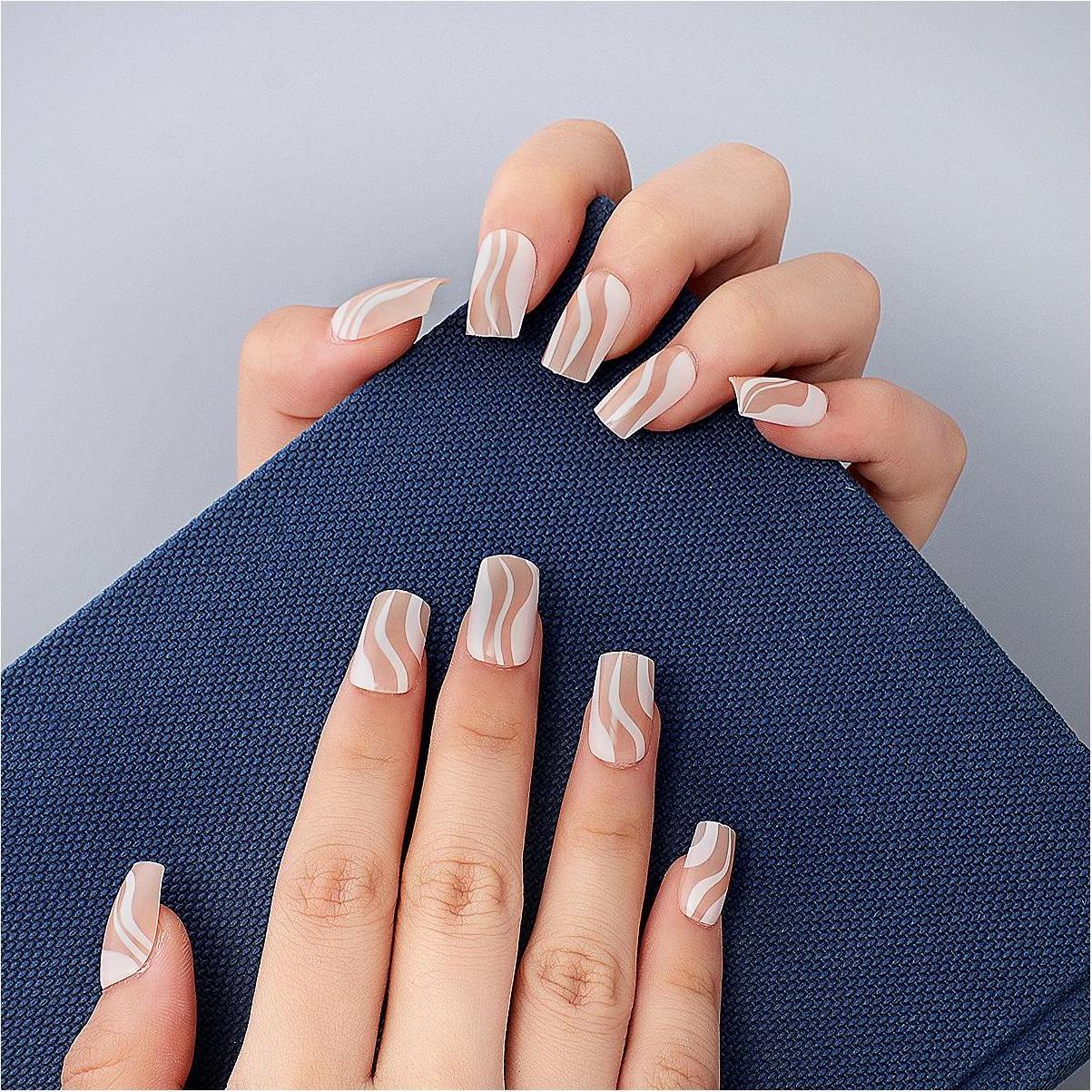 Ladybird Fake Nails Wholesale Designer In China Cheap Toe Glue Long Thick Acrylic Promotional Fake Nails Without Glue