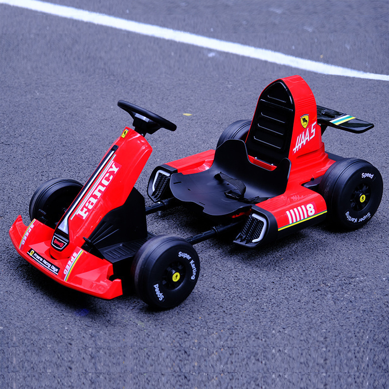 Outdoor electric safe children racing ride on car karting street legal gokart go kart bausatz para ninos for 12 year olds