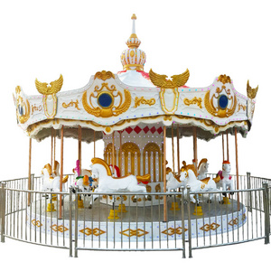 China supplier factory price amusement part rides shopping mall amusement equipment mechanical carousel horse ride for sale