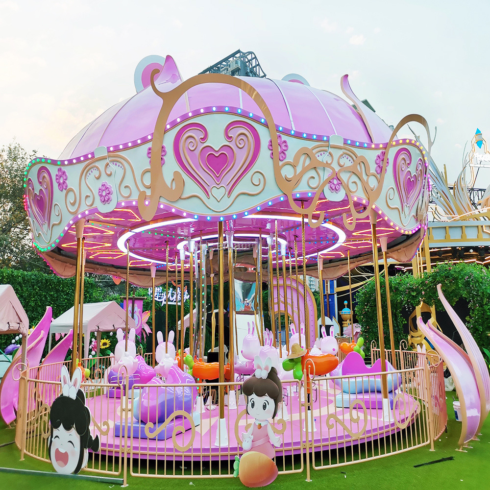 China supplier factory price amusement part rides shopping mall amusement equipment mechanical carousel horse ride for sale