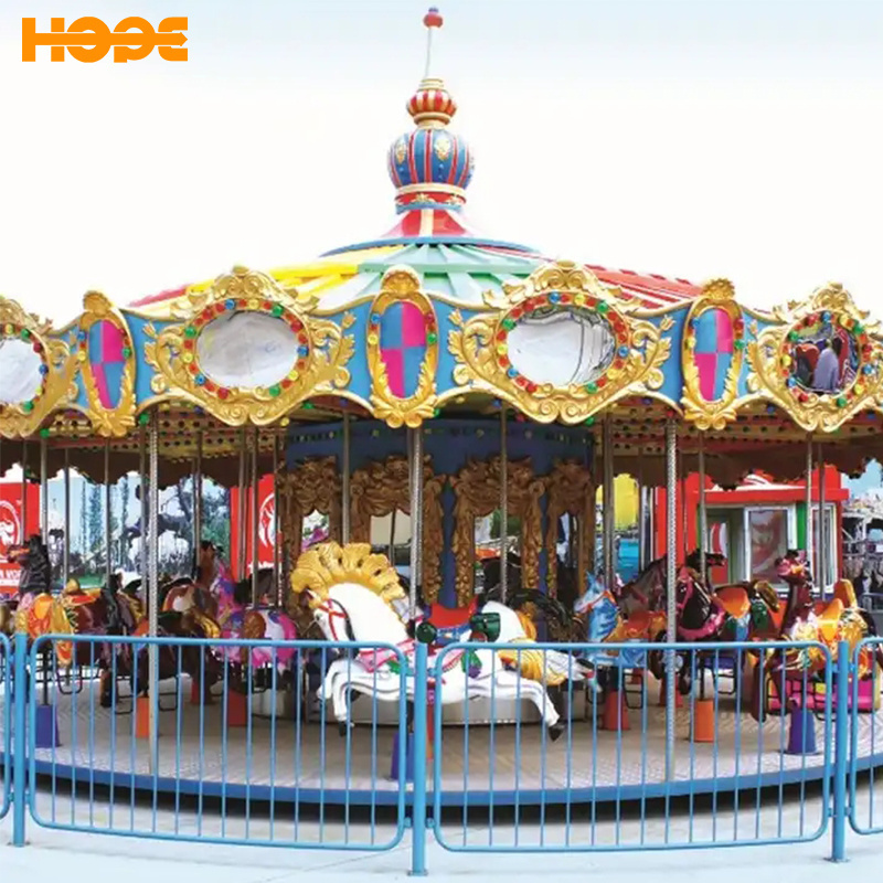 China supplier factory price amusement part rides shopping mall amusement equipment mechanical carousel horse ride for sale