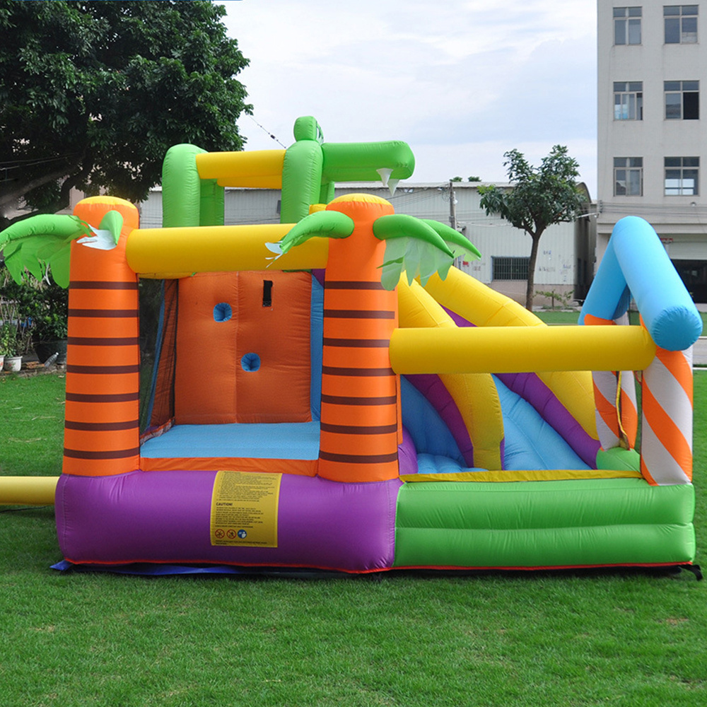 Park inflatable mighty kids swimming water pool alligator slides crocodile bouncy castle  bounce house with slide