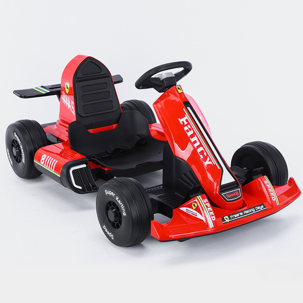 Outdoor electric safe children racing ride on car karting street legal gokart go kart bausatz para ninos for 12 year olds