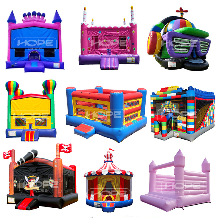 Commercial PVC vehicle bouncer inflatable school bus jumper fire truck bouncy castle tractor bounce house combo with slide