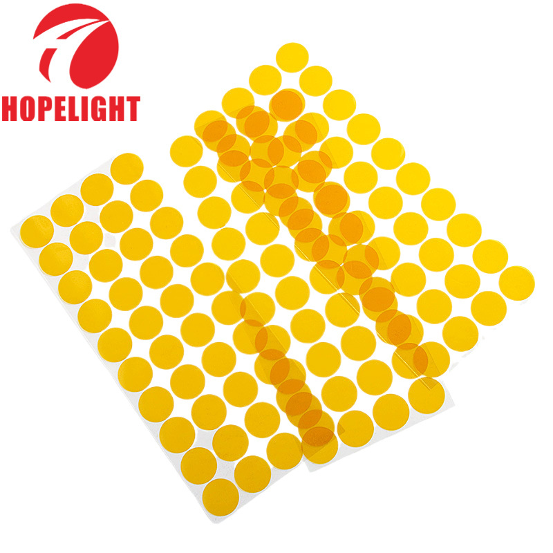 China High Temperature Resistant Silicone Glue Polyimide Round  Die Cut Adhesive Dots Pi Tape