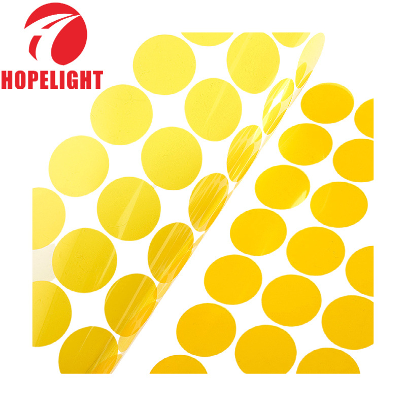 China High Temperature Resistant Silicone Glue Polyimide Round  Die Cut Adhesive Dots Pi Tape