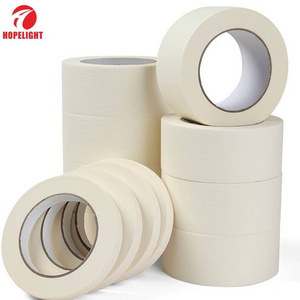 Indoor Painting Self Adhesive General Purpose Usage Crepe Paper White Masking Tape