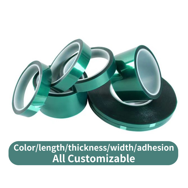 free sample High Temp Resistance Silica Heating Clear transparent Polyester Silicone Tape for sublimation