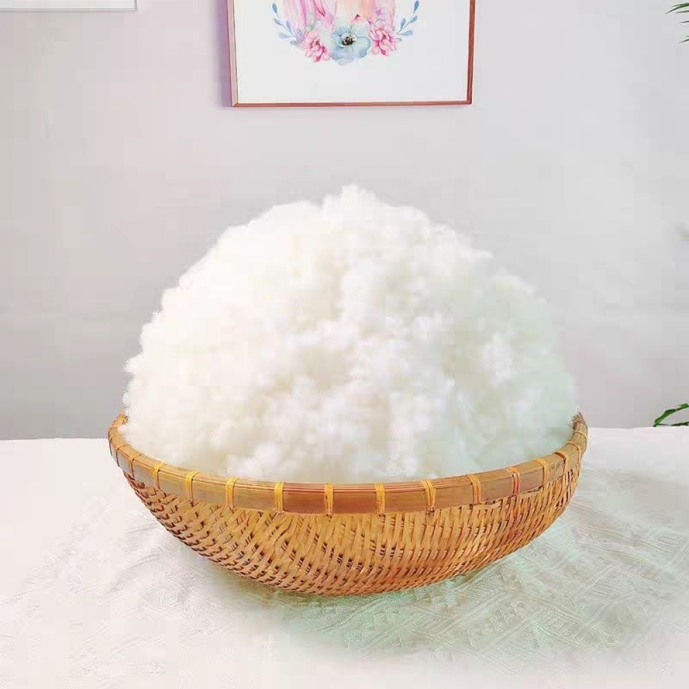 High rebound pearl cotton pillow filling material cotton polyester DIY doll cotton