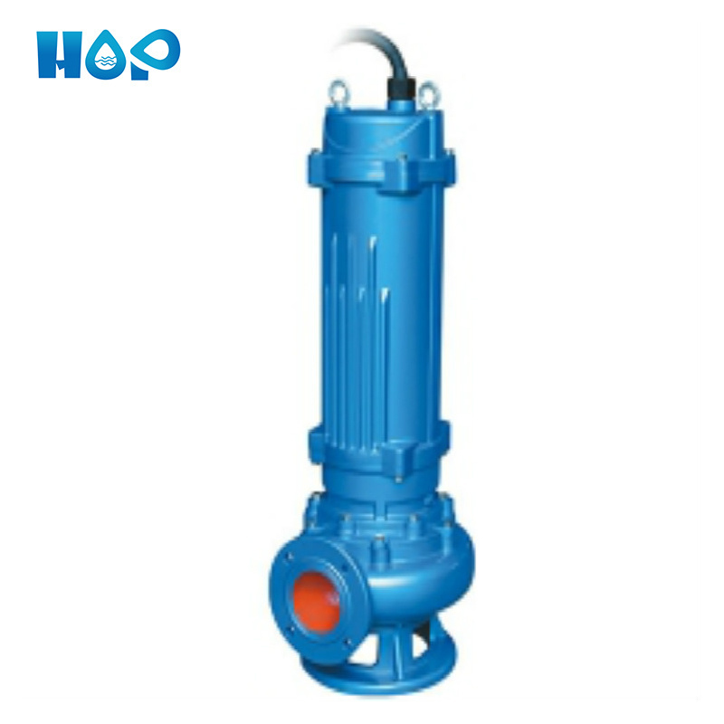 HOP Electric Non-clogging vertical cast iron submersible sewage sump lift pump for sorts of waste water and sewage