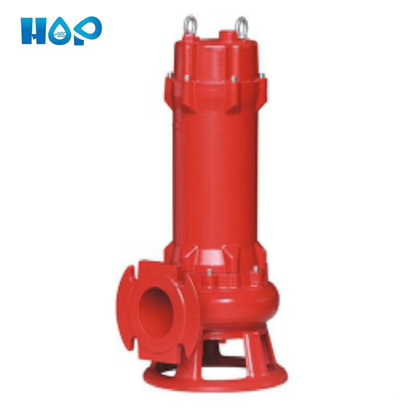 HOP Electric Non-clogging vertical cast iron submersible sewage sump lift pump for sorts of waste water and sewage