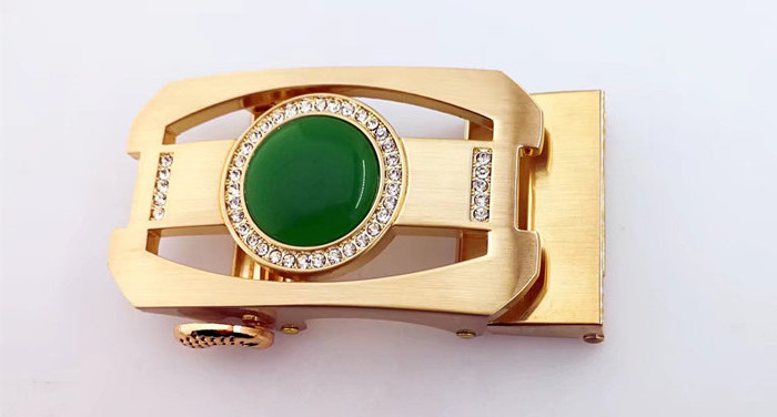 inner size 35mm 36mm gemstone fashion automatic lock belt buckle