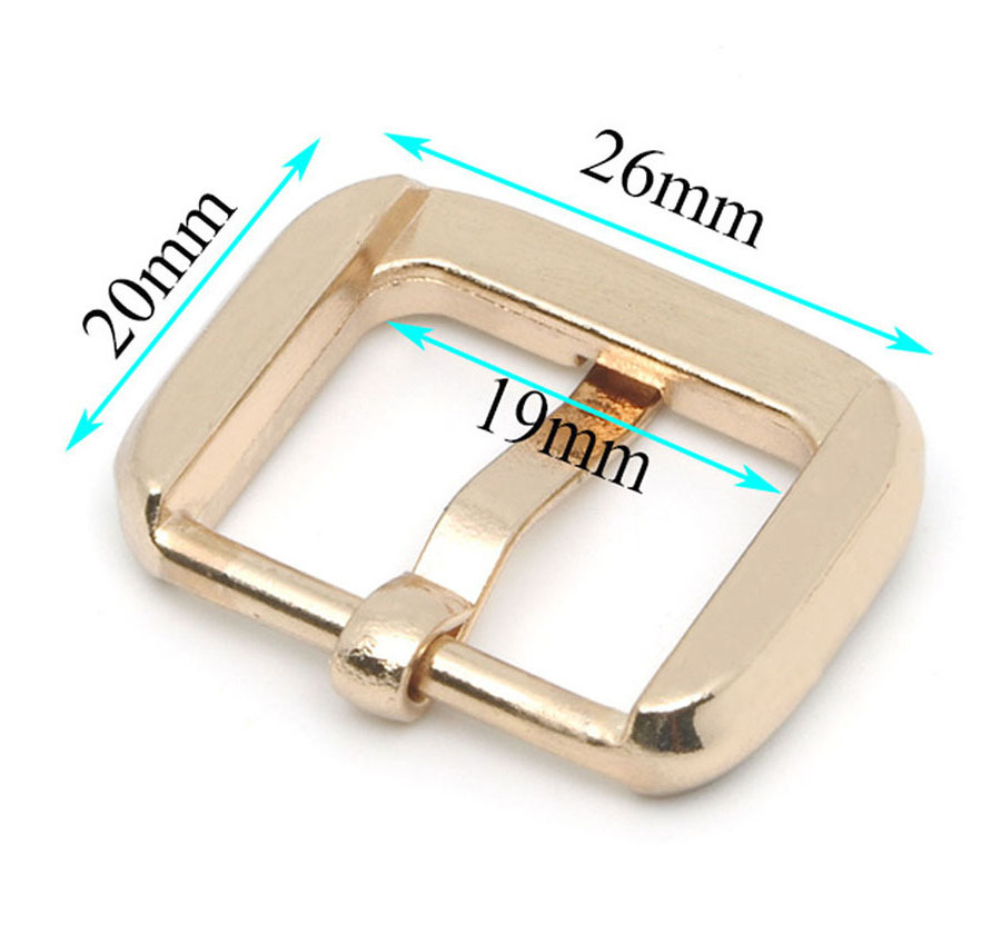 19mm inner size zinc alloy pin belt buckle