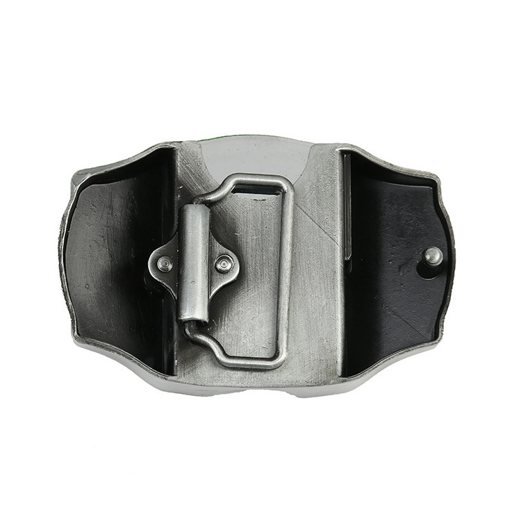 40mm skull lighter western belt buckle