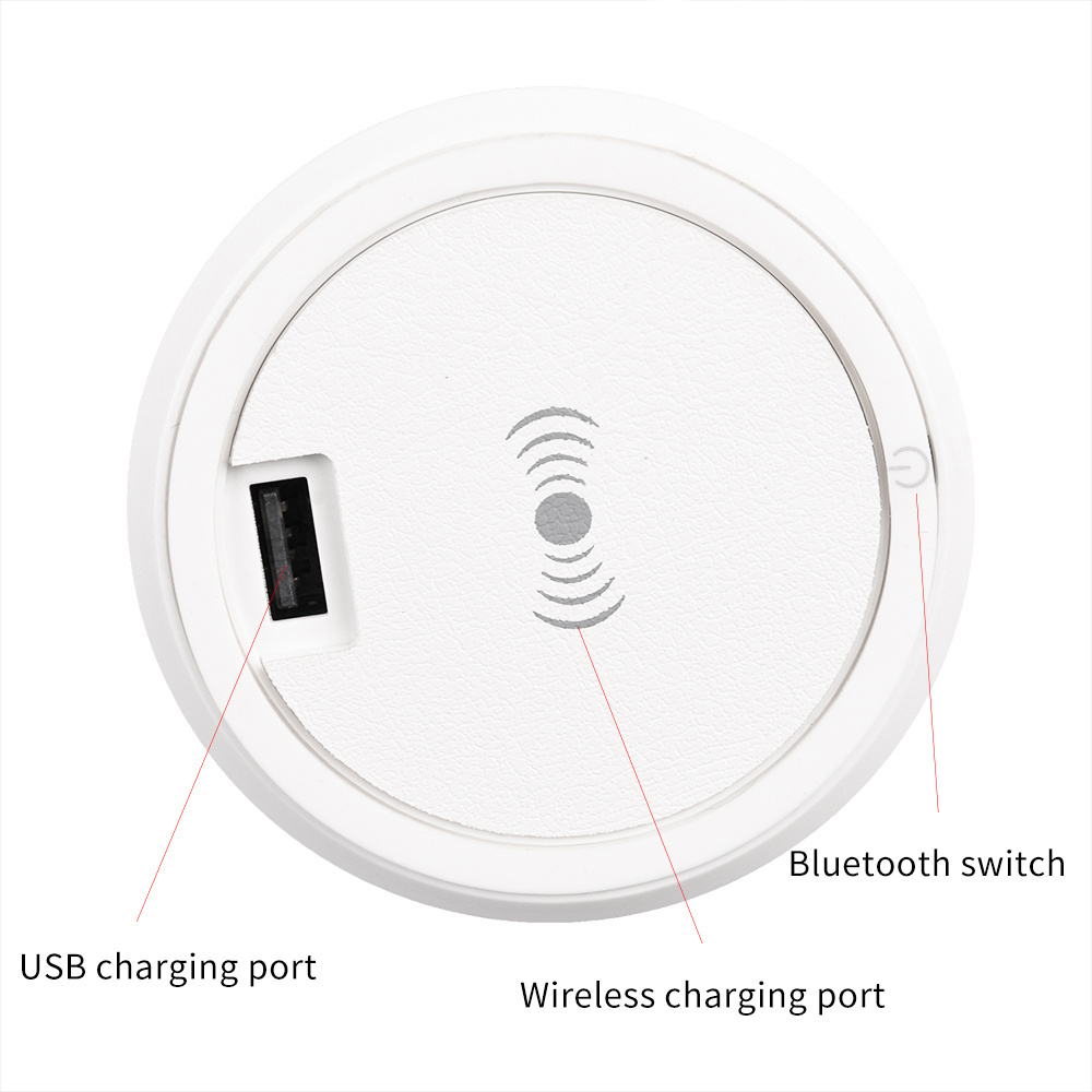 2023 electrical devices Speaker with Wireless Charger for cell phone connect speaker powerful home theater system speaker sofa