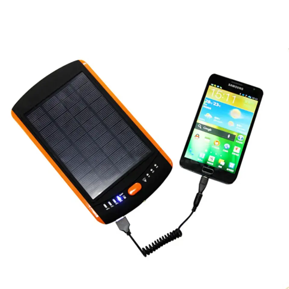 solar mobile charger 23000mah power bank 19V laptop pc Solar panel battery power station  for cell phones laptop pc