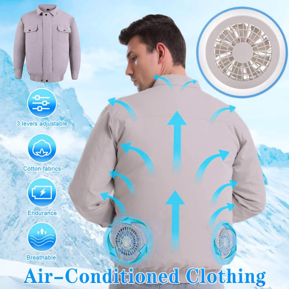 OEM Summer Air Condition Vest Smart Welding Construction Work Cooling Fan Clothing Portable Air Conditioner Jacket