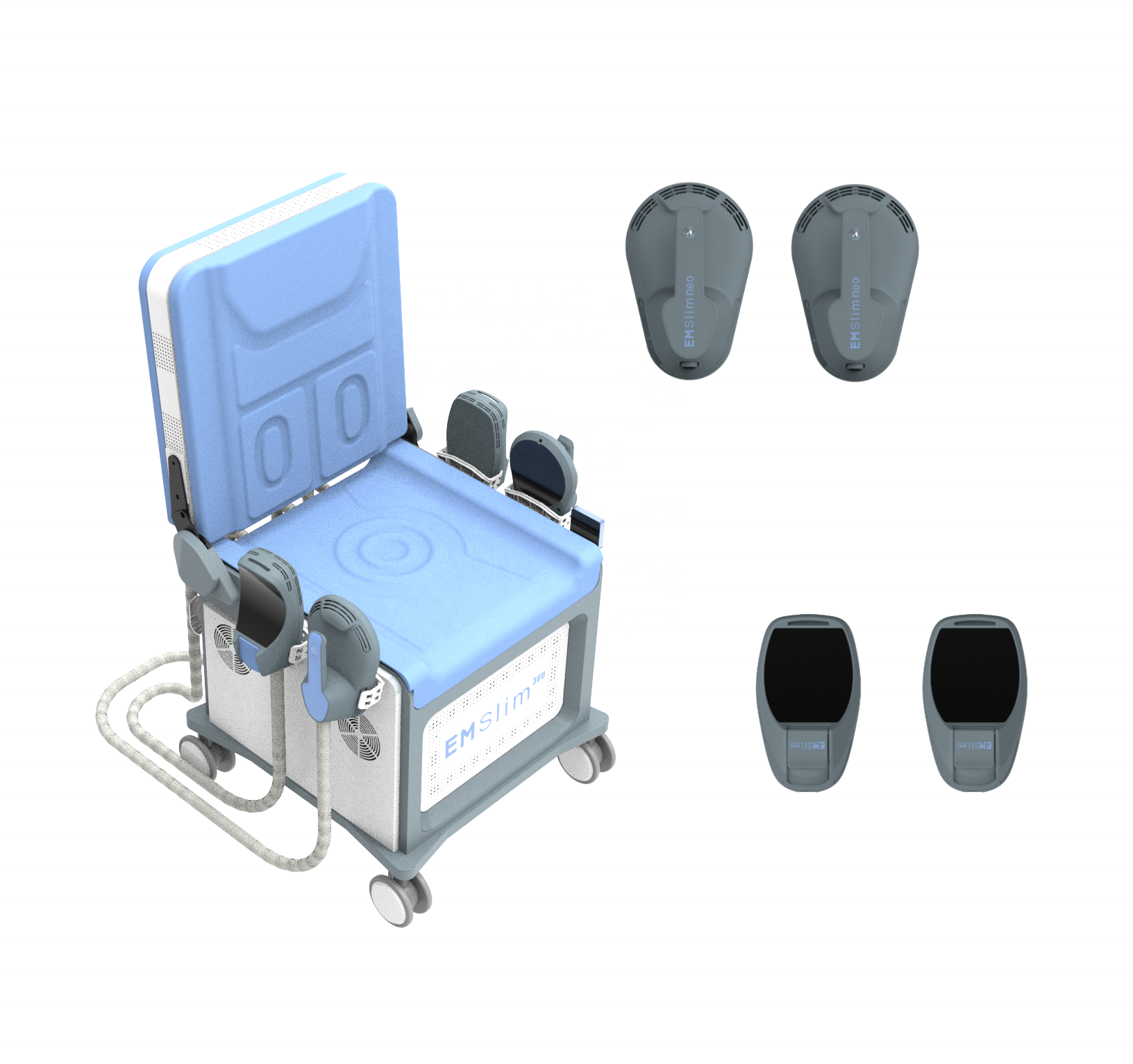 Multifunction 7 in 1 EMSlim Machine HIFEMT RF 360 EMS Slim Neo Abs Building Muscle Growth Back Massage Pevic Floor Chair