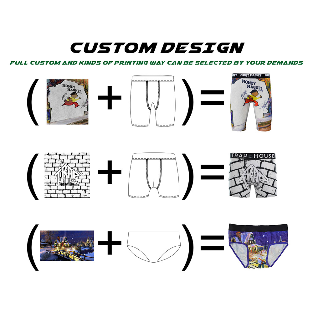 Custom Stretch Cotton Mens Underwear Boxer Briefs High Quality Classic Underwear Men Comfortable Boxers For Men