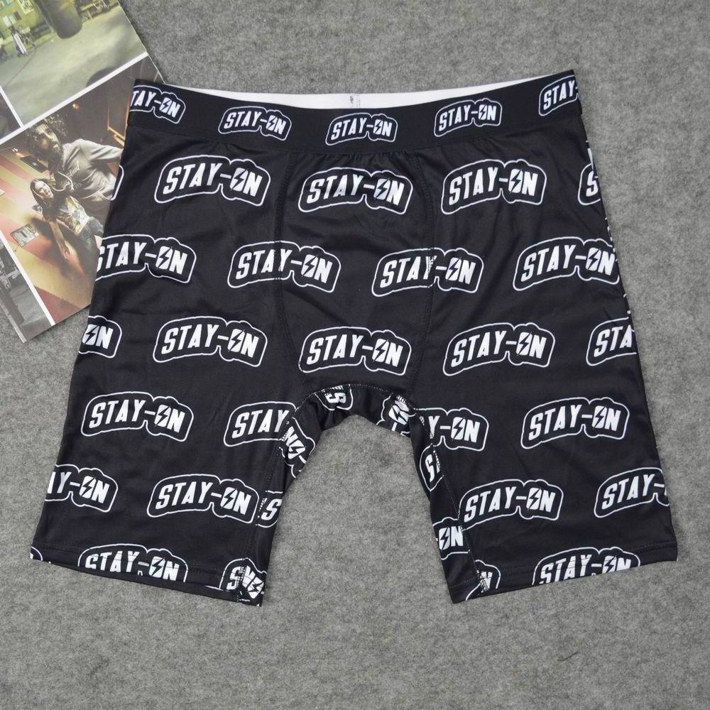 Hot Sale Customized Design Fabric Polyester Cotton Spandex Nylon Bamboo Modal Long Leg Boxer Briefs Underwear Underpants For Men